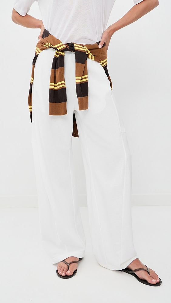 Lightweight Sweatshirting Winslow Pants - White