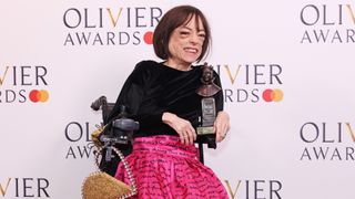 Liz Carr, winner of the Best Actress in a Supporting Role award for "The Normal Heart"