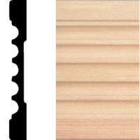 Fluted baseboard molding, The Home Depot
