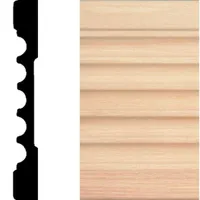 Fluted baseboard molding, The Home Depot