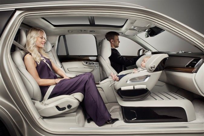 volvo swiveling car seat