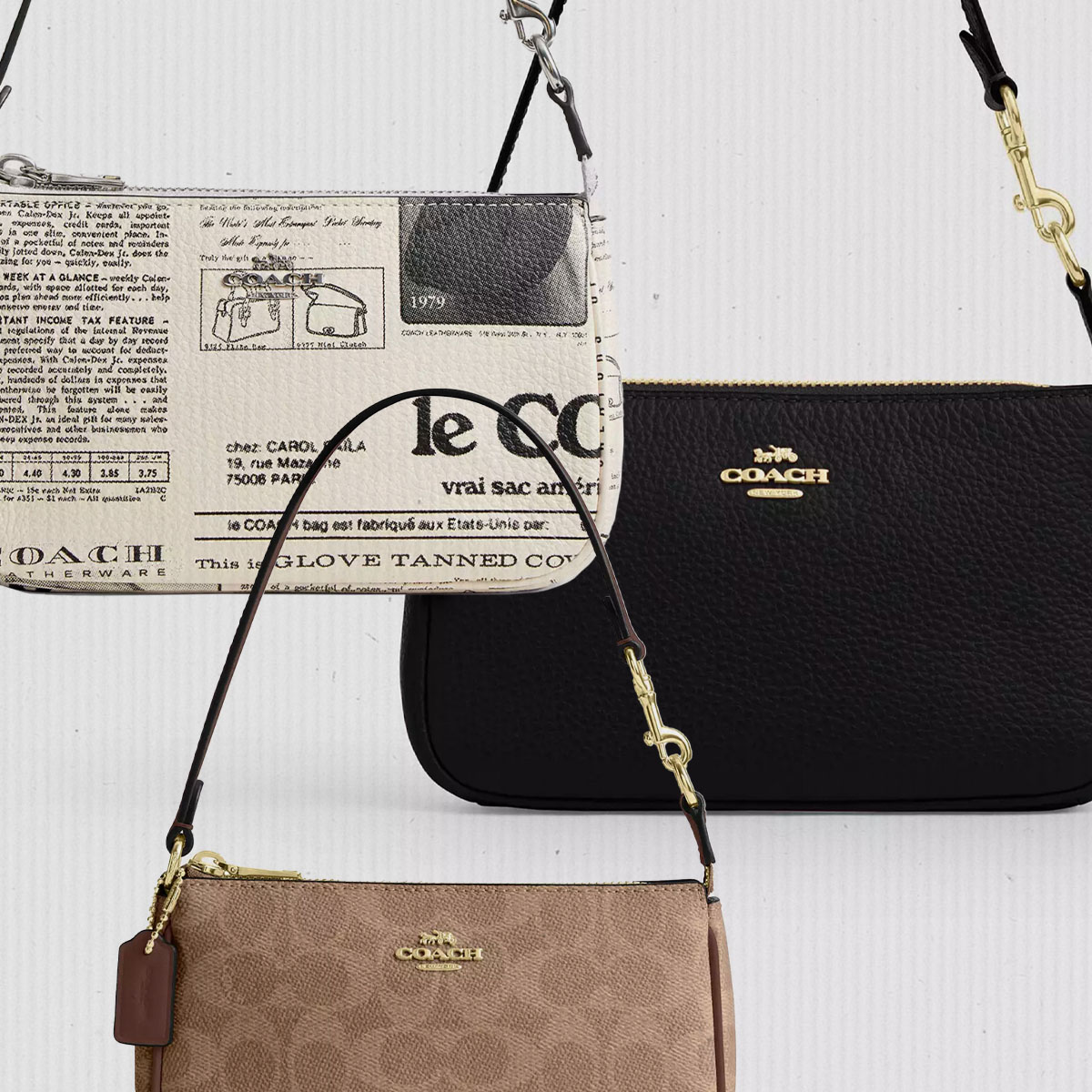 Collage of Coach Nolita Bag