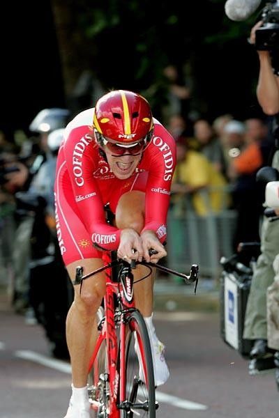 Bradley Wiggins (Cofidis) enjoyed the day but could not fulfill the dream of winning the prologue.