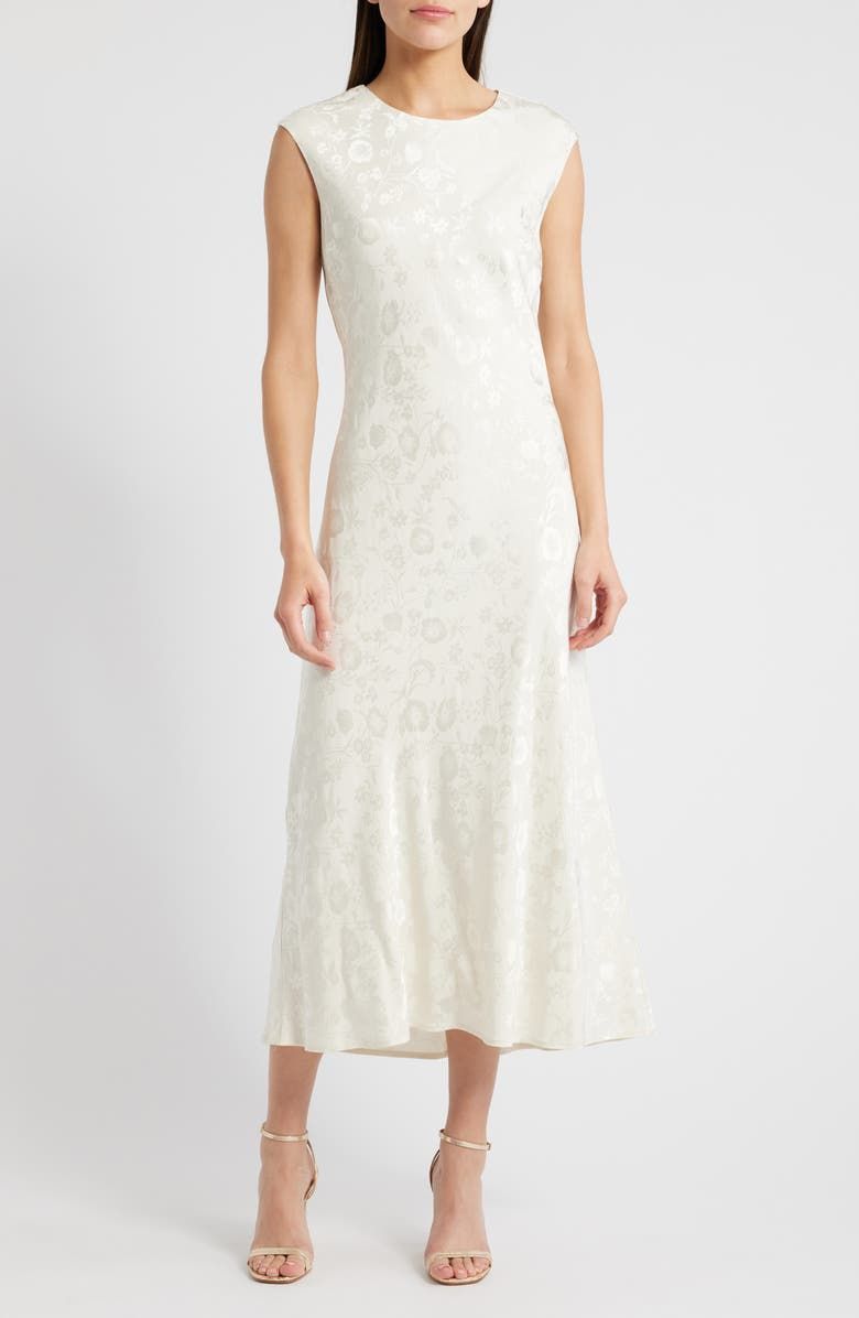 The Darla Floral Jacquard Cocktail Dress