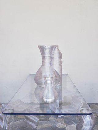 3d printed clear plastic vases