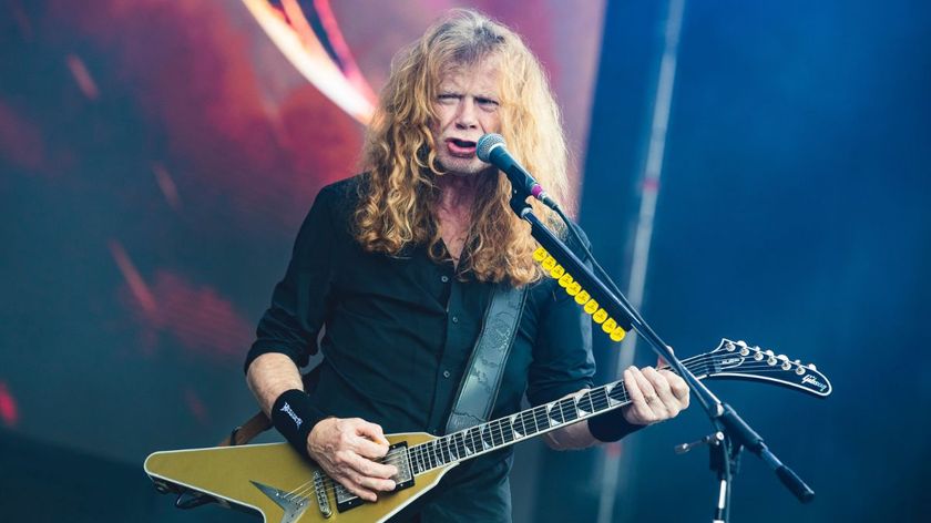  Dave Mustaine of the American thrash metal band Megadeth performs in concert at Resurrection Fest Estrella Galicia 2024 on June 29, 2024 in Viveiro, Spain