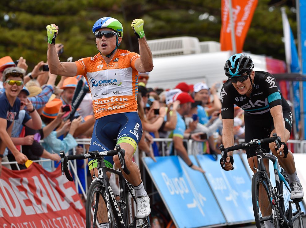Simon Gerrans wins stage 4 at the Tour Down Under