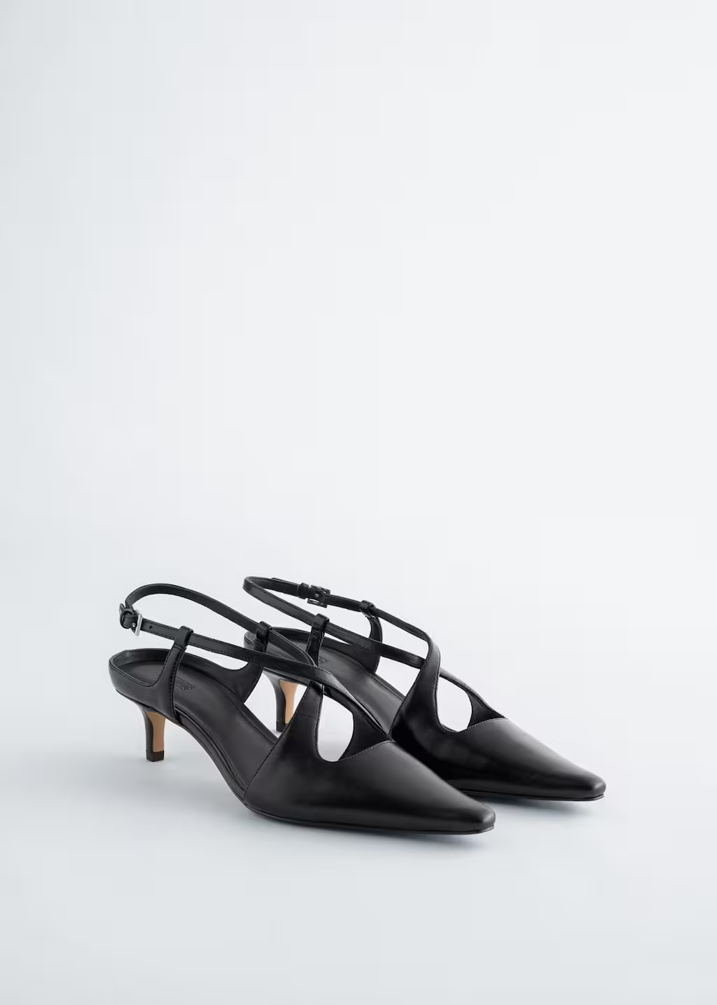 &amp;amp; Other Stories, Criss-Cross Leather Slingback Pumps