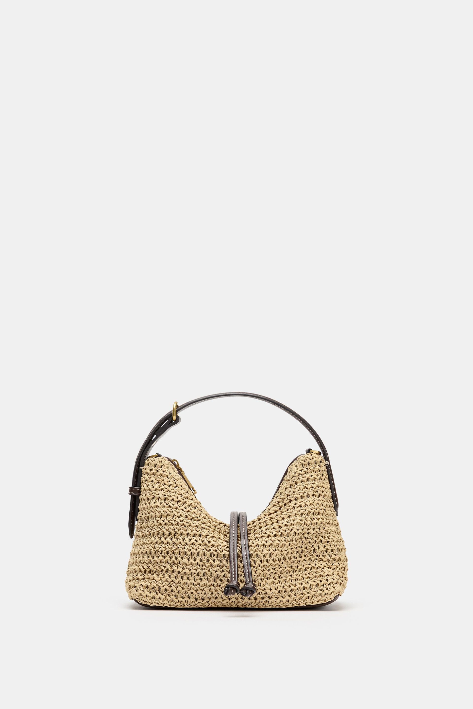 Braided Mini Bucket Bag