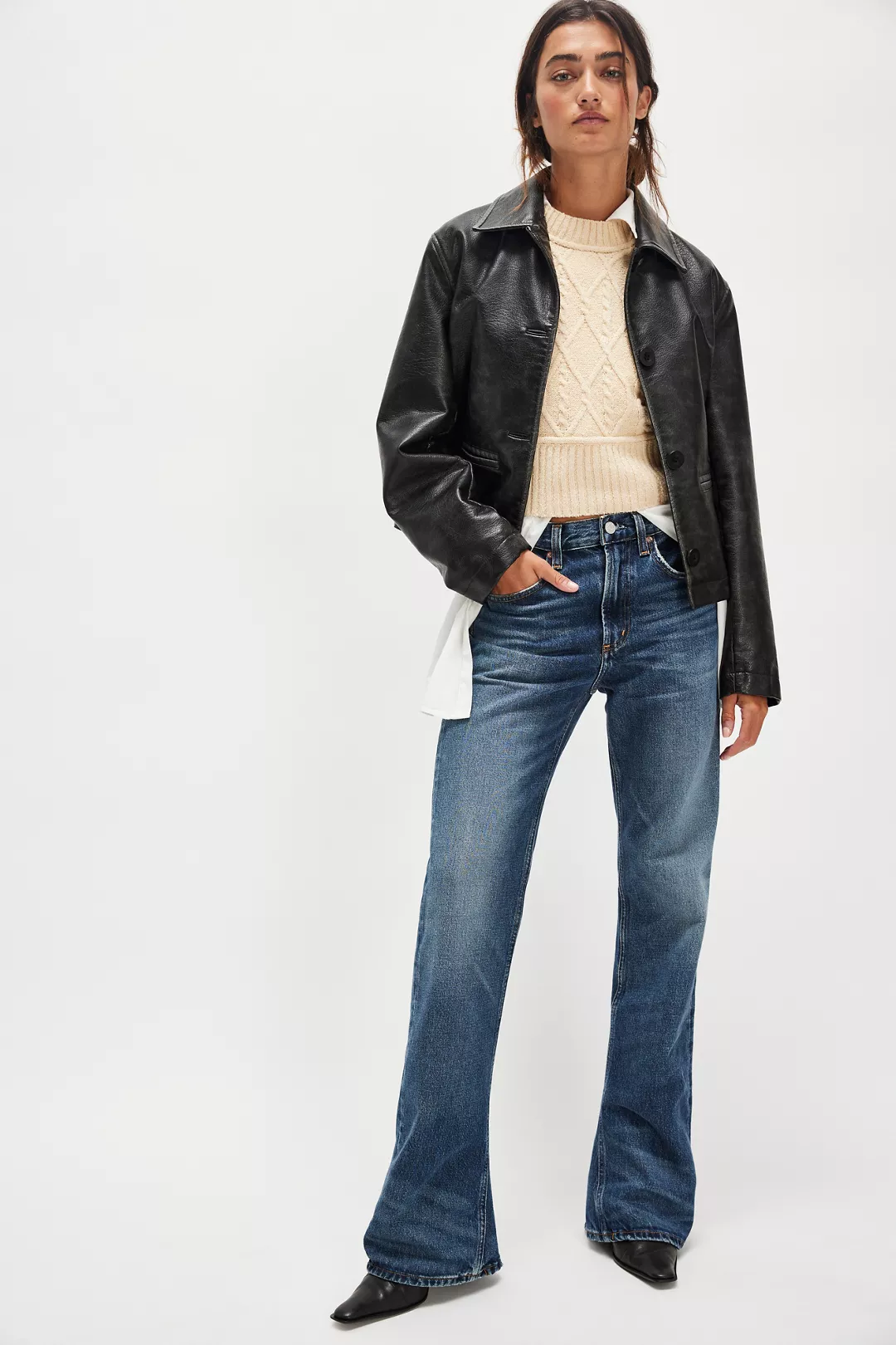 Agolde, Mid-Rise Kick Bootcut Jeans