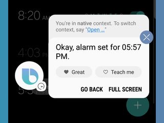 Set an alarm or reminder