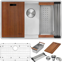 Ruvati 30-inch Workstation Undermount Sink | $379 at Amazon