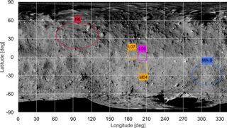 MA-9 and a few other landing site targets on the asteroid Ryugu.