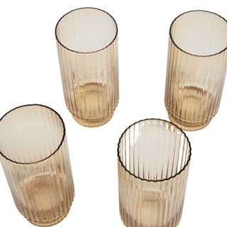 Set of 4 Handmade Celine Hi Ball Glasses