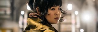 Rose Tico Kelly Marie Tran Star Wars The Last Jedi Looking over shoulder