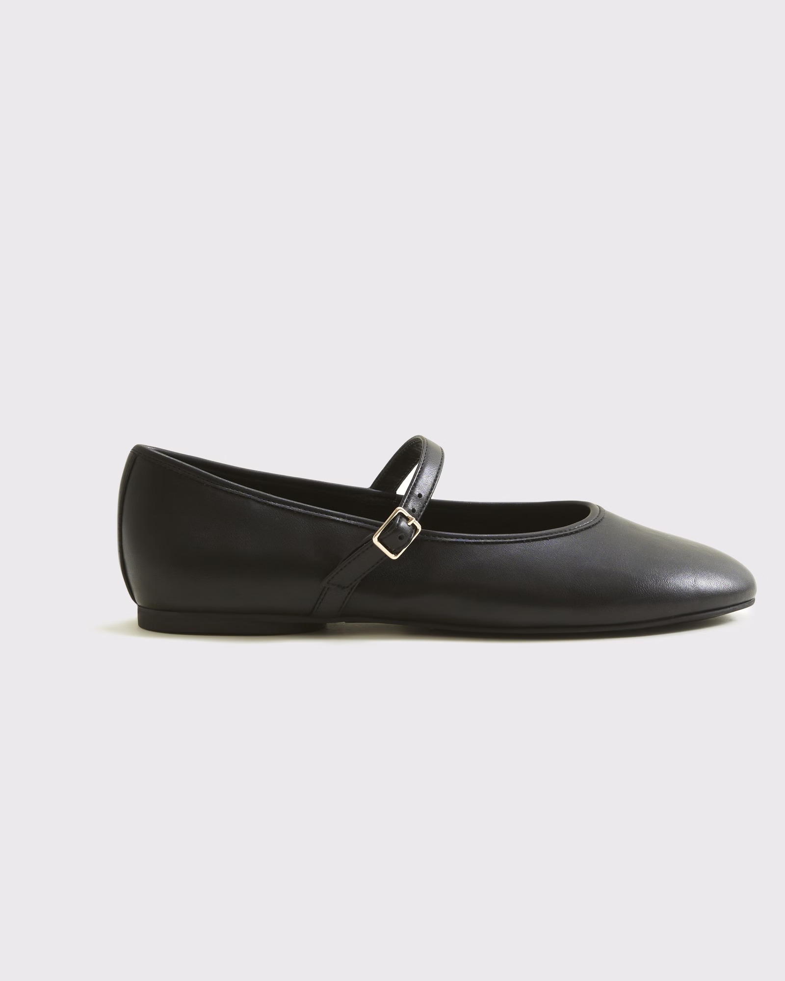 Abercrombie &amp;amp; Fitch, Mary Jane Round-Toe Flats