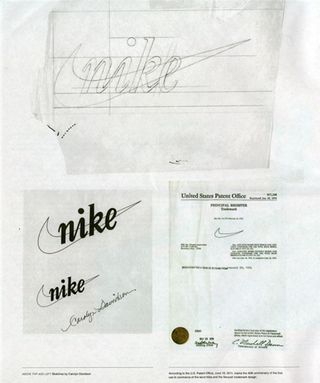Davidson's logo designs for Nike
