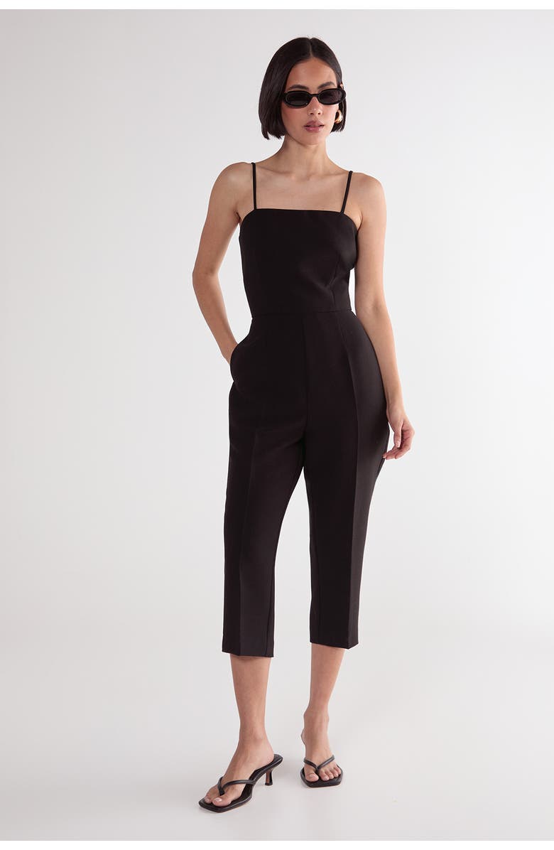 Tailored Capri Square Neck Playsuit