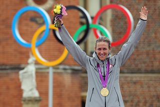 Kristin Armstrong with the gold in 2012