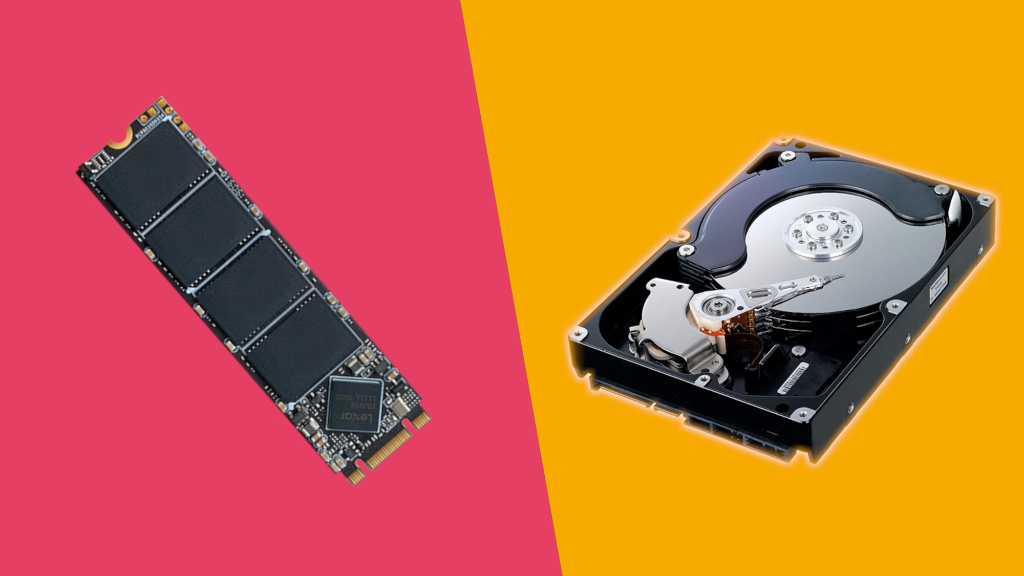 NVMe SSD vs. SATA SSD vs. HDD