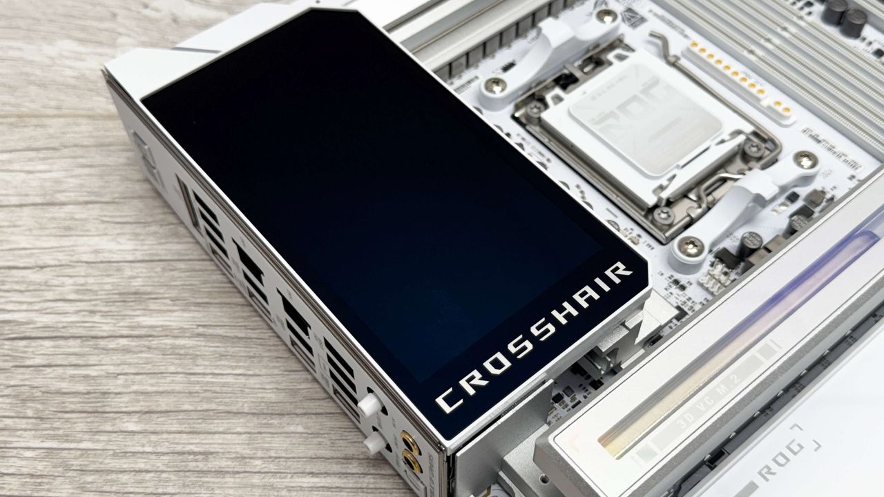 Asus ROG Crosshair X870E Glacial motherboard