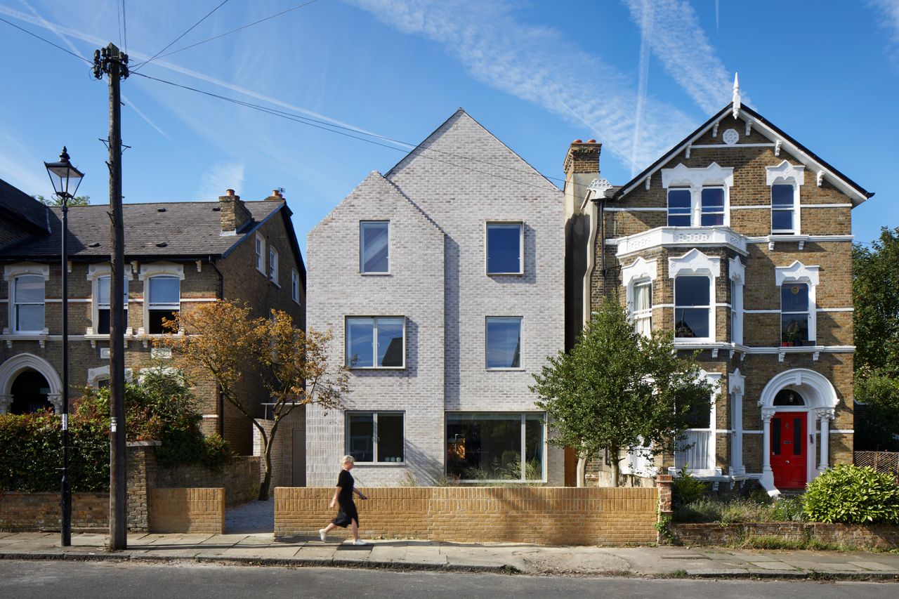 House-within-a-House front view, from the road in Brockley, London