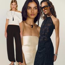 A collage of new spring arrivals at Reformation in February 2026.