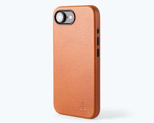 iphone 17e / 16e - Metro Slim Leather Phone Case - Rich Tan