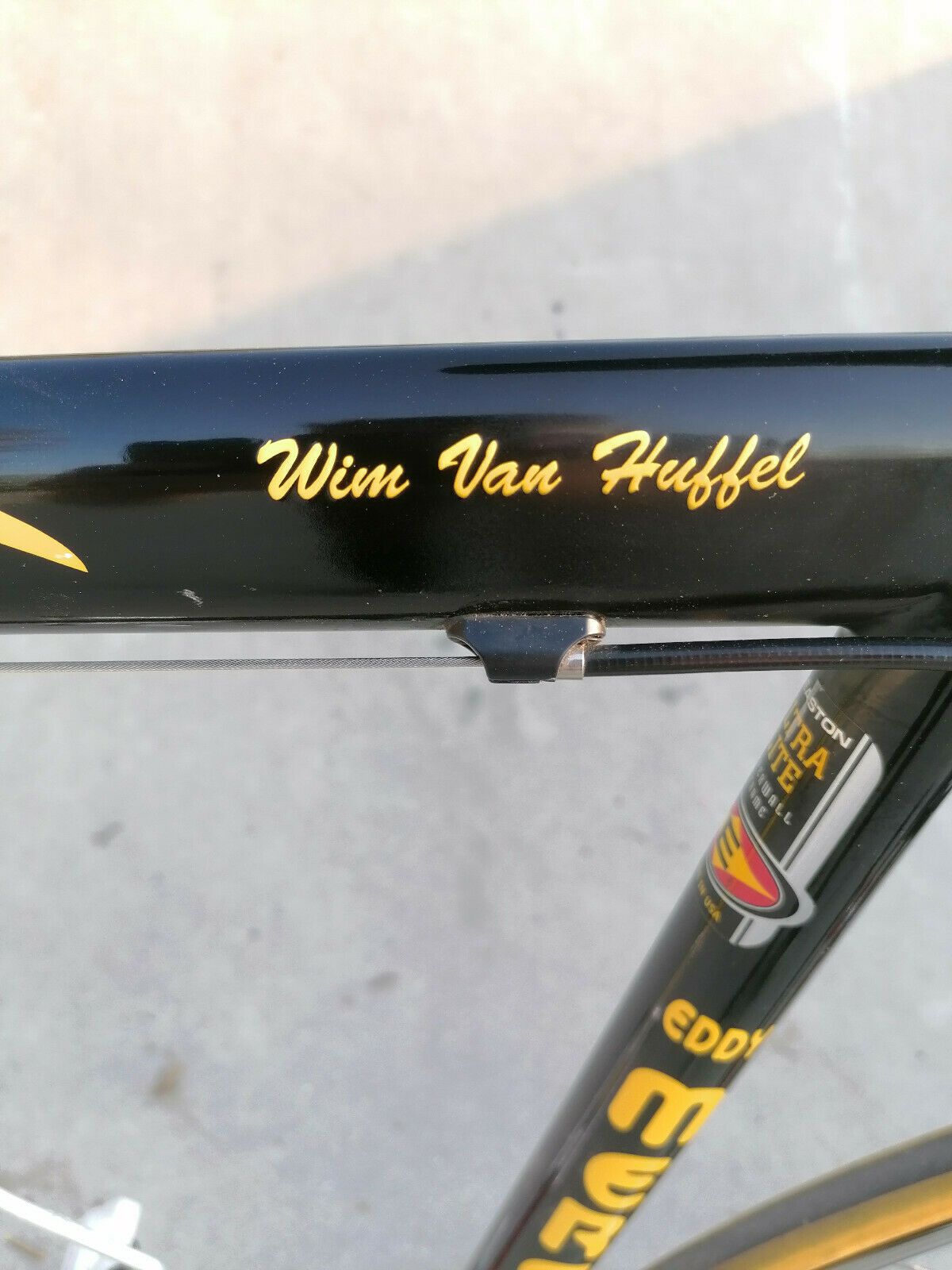 No doubt about who the bike belongs to