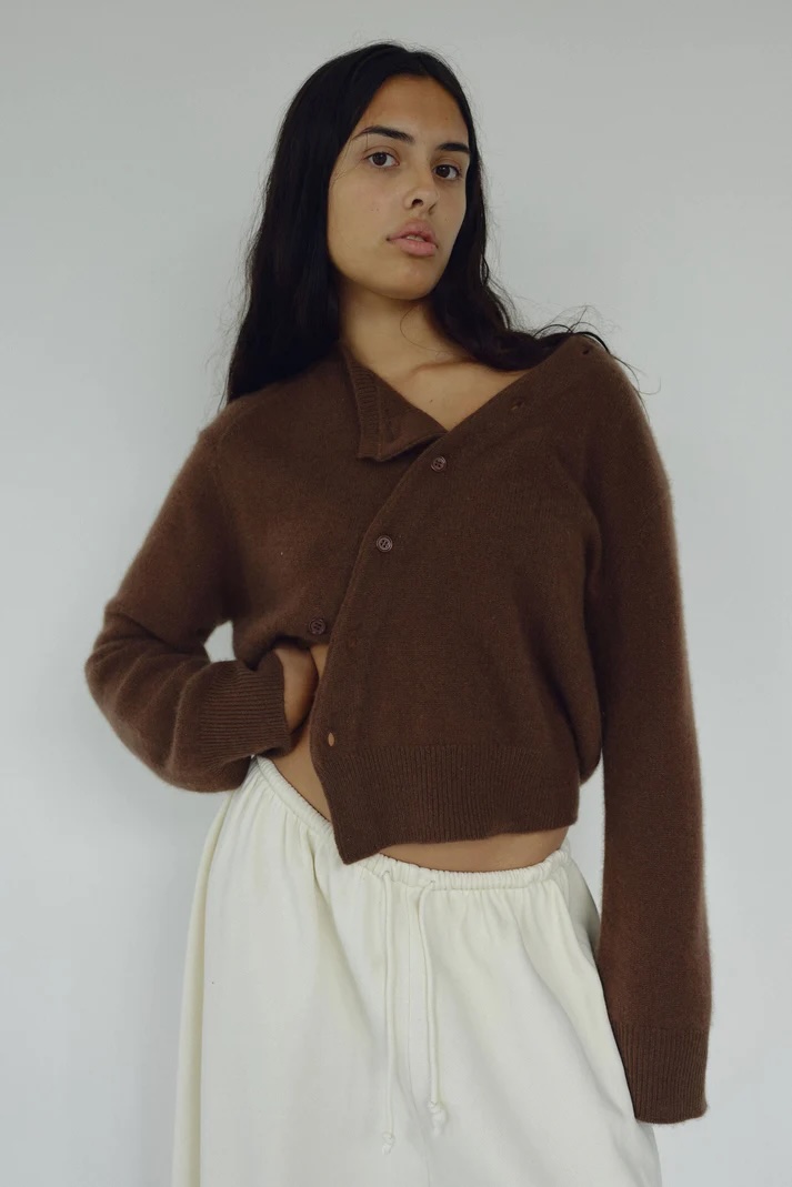 Boh&amp;egrave;me The Asymmetric Cashmere Knit