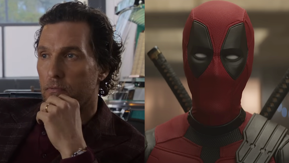 Matthew McConaughey in The Gentlemen/Deadpool in Deadpool and Wolverine