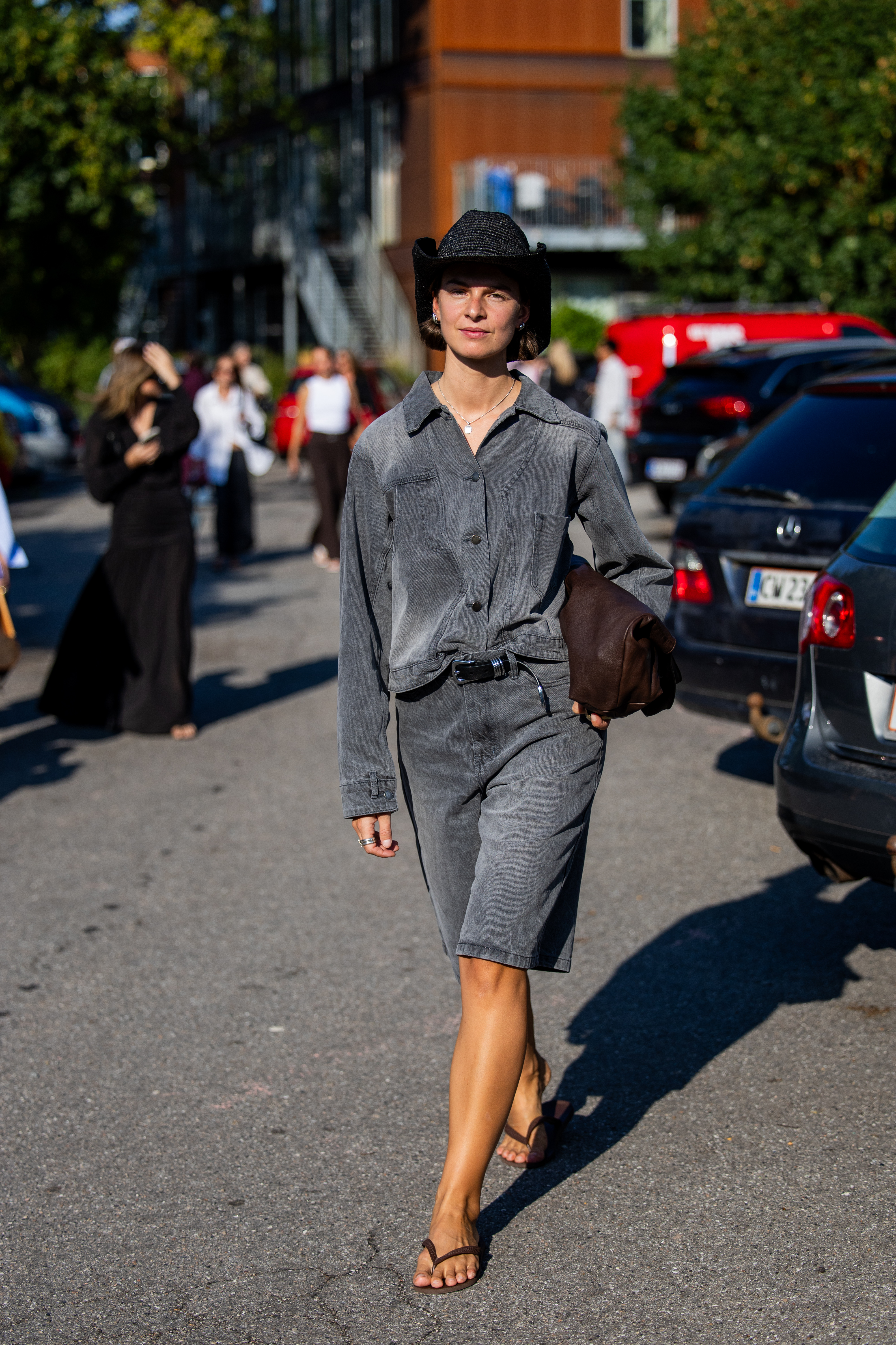 attendees wore the Bermuda shorts trend on Copenhagen Fashion Week's street style scene