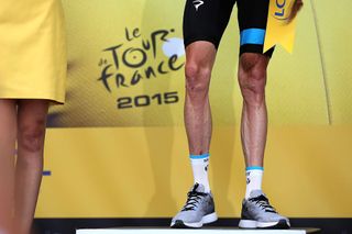 The legs that have carried Chris Froome into the race lead.