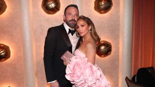 Ben Affleck and Jennifer Lopez at the 81st Golden Globe Awards held at the Beverly Hilton Hotel on January 7, 2024 in Beverly Hills, California.