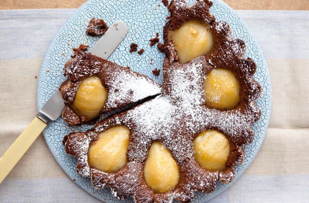 Pear and chocolate cake recipe