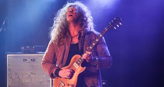 Jared James Nichols takes a solo on his 1952 Gibson Les Paul, aka Dorothy.