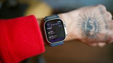 Apple Watch Ultra 2 displying the workout app