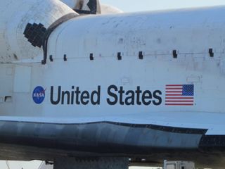 Starboard Exterior of Space Shuttle Atlantis
