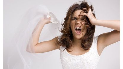 Mouth, Hairstyle, Skin, Shoulder, Elbow, Joint, Happy, Jaw, Bride, Neck, 