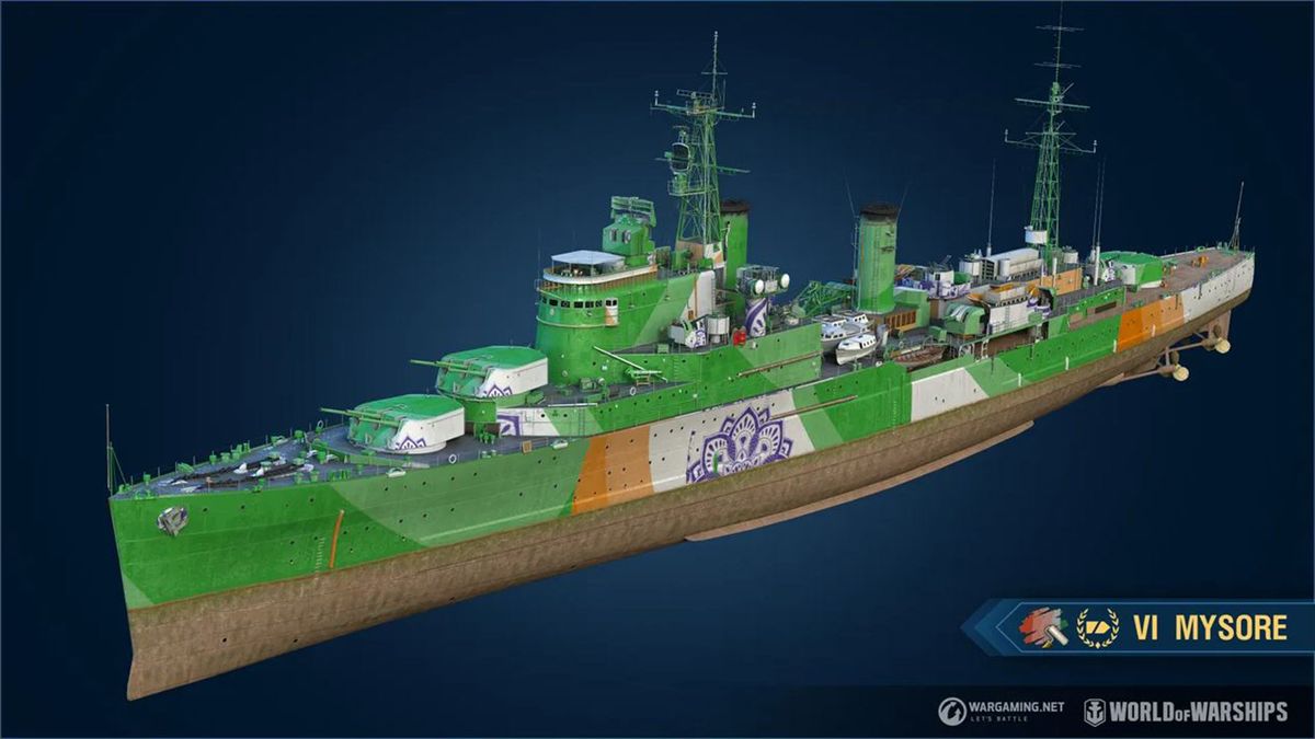 World of Warships INS Mysore