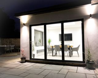 A home installed with Korniche bi fold doors