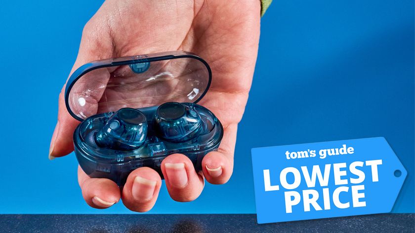 A pair of Sony WF-C710N wireless earbuds