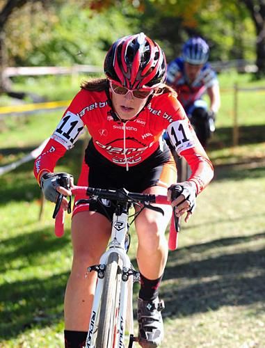 Junior rider Kaitlin Antonneau (Planet Bike) had the ride of the day, finishing second.