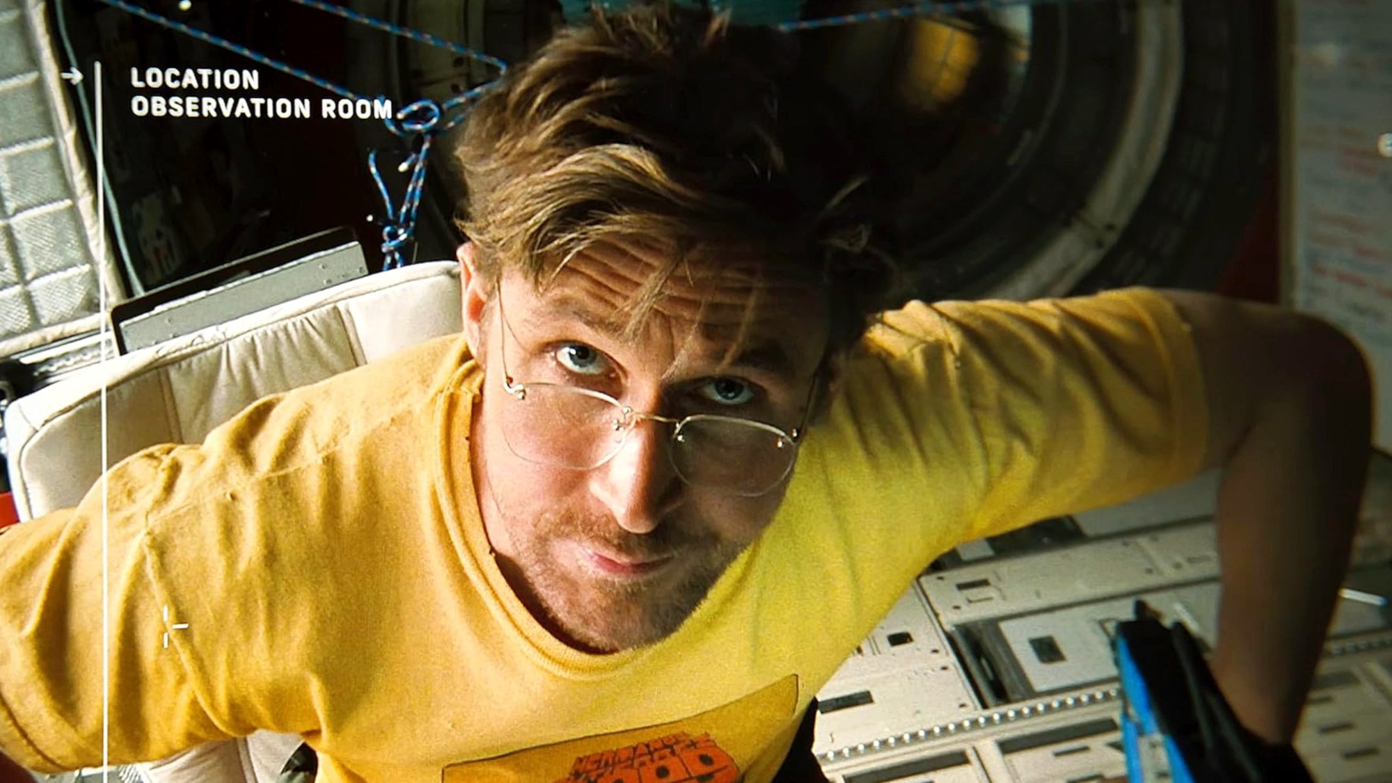 Ryan Gosling as Ryland recording a video log in Project Hail Mary