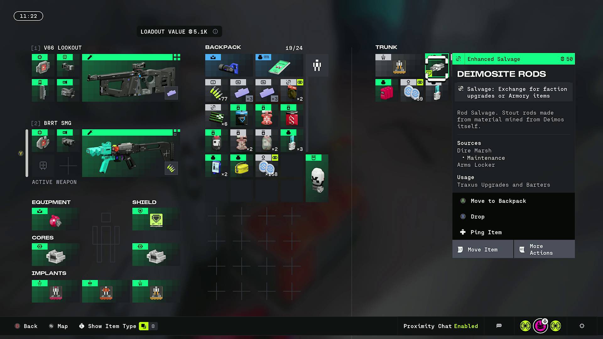 Marathon Cutthroat Competition Traxus contract deimosite rods