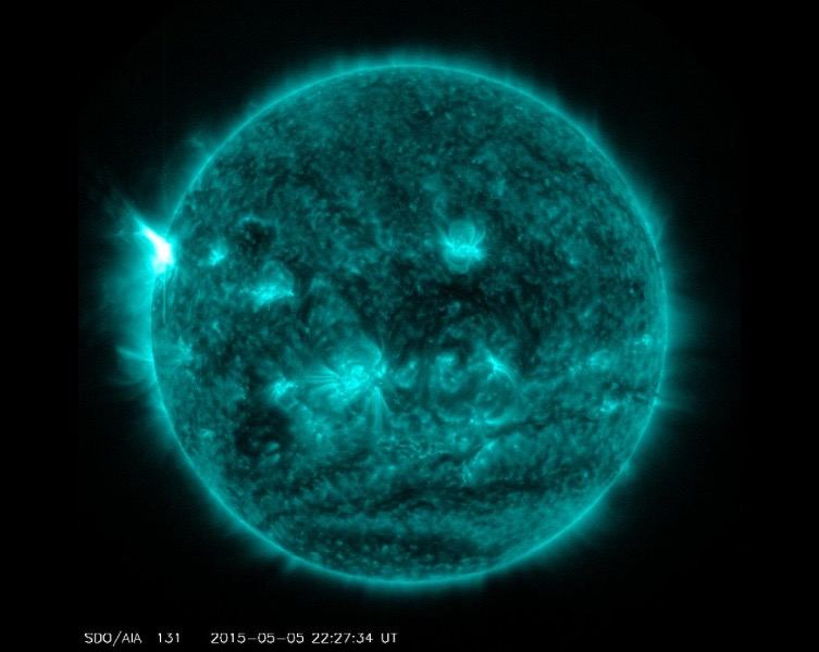 X2.7 Solar Flare, May 5, 2015