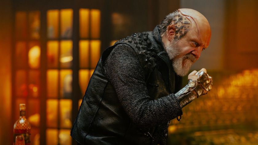 Paul Giamatti as Nus Braka in season 1, episode 6, of Star Trek: Starfleet Academy streaming on Paramount+. Photo Credit: Brooke Palmer/Paramount+