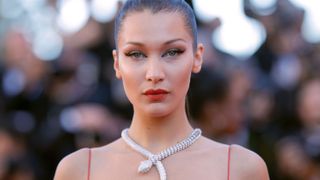 cannes, france may 19 bella hadid attends the okja screening during the 70th annual cannes film festival at palais des festivals on may 19, 2017 in cannes, france photo by andreas rentzgetty images