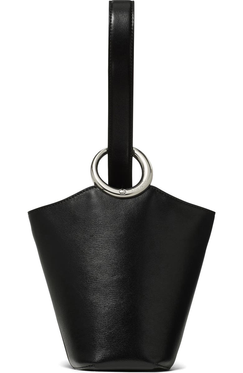 Mini Halo Fine Grain Leather Bucket Bag