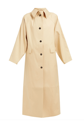 Point Collar Trench Coat
